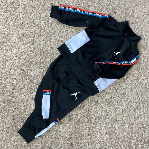 Nike Air Jordan Toddler Tracksuit Matching Set, Black, Size 12 Month - Picture 13 of 14